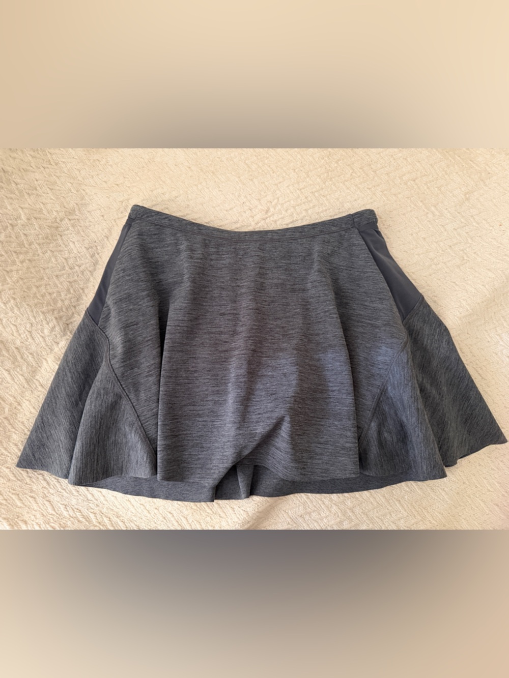 Athlete XS Gray Athletic Skort with Built-In Shorts